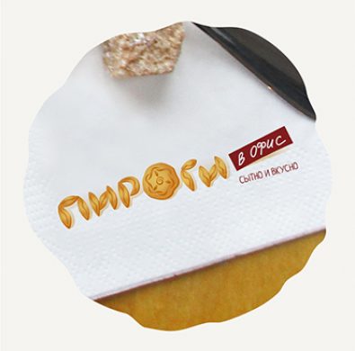 Лого службы доставки «Пироги в офис»